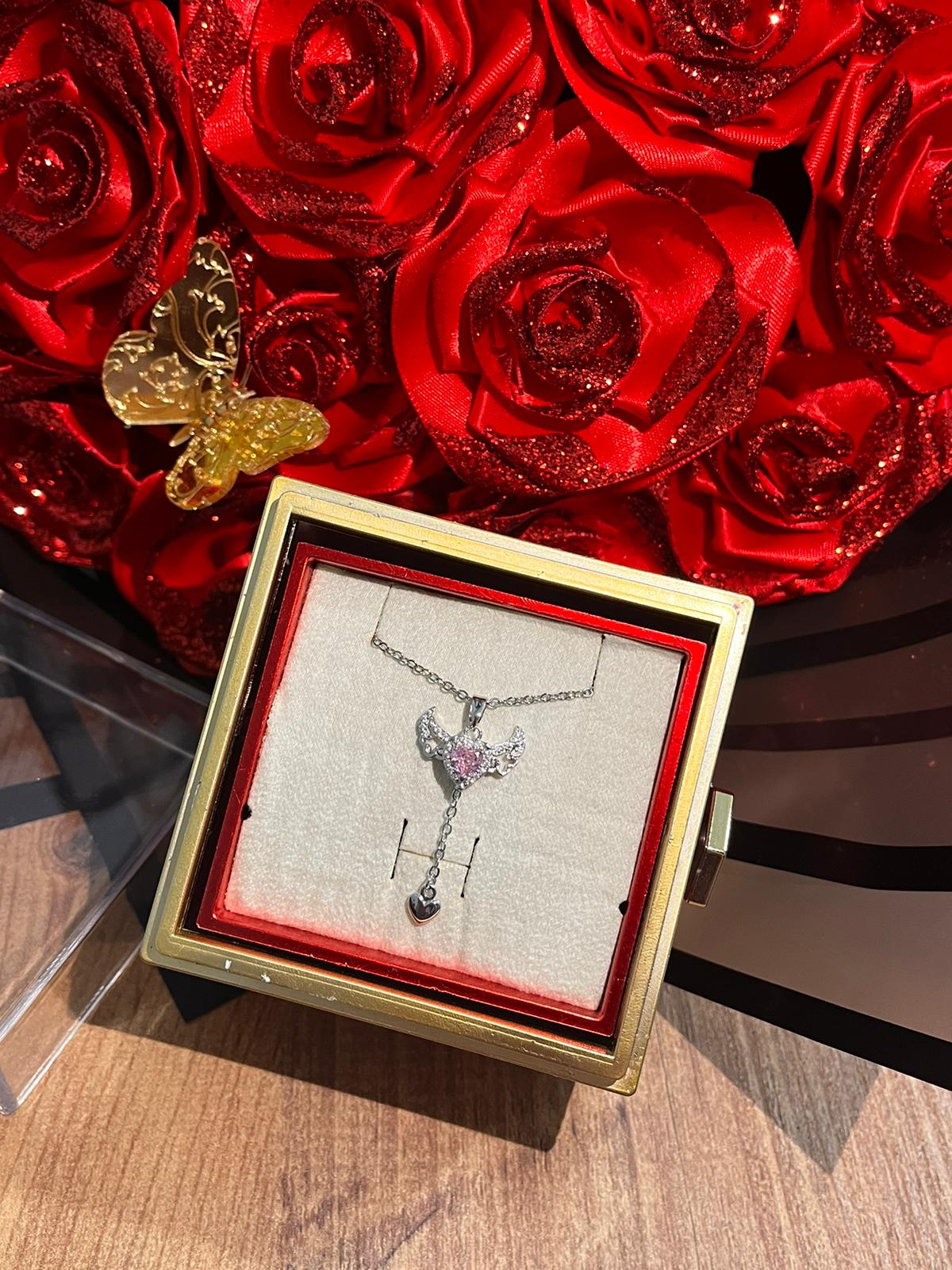 14 AYAR ALTIN KAPLAMA SEVGİ MELEĞİ KOLYE