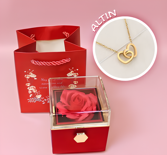 Mia Kolye™ SONSUZ GÜL KUTUSU