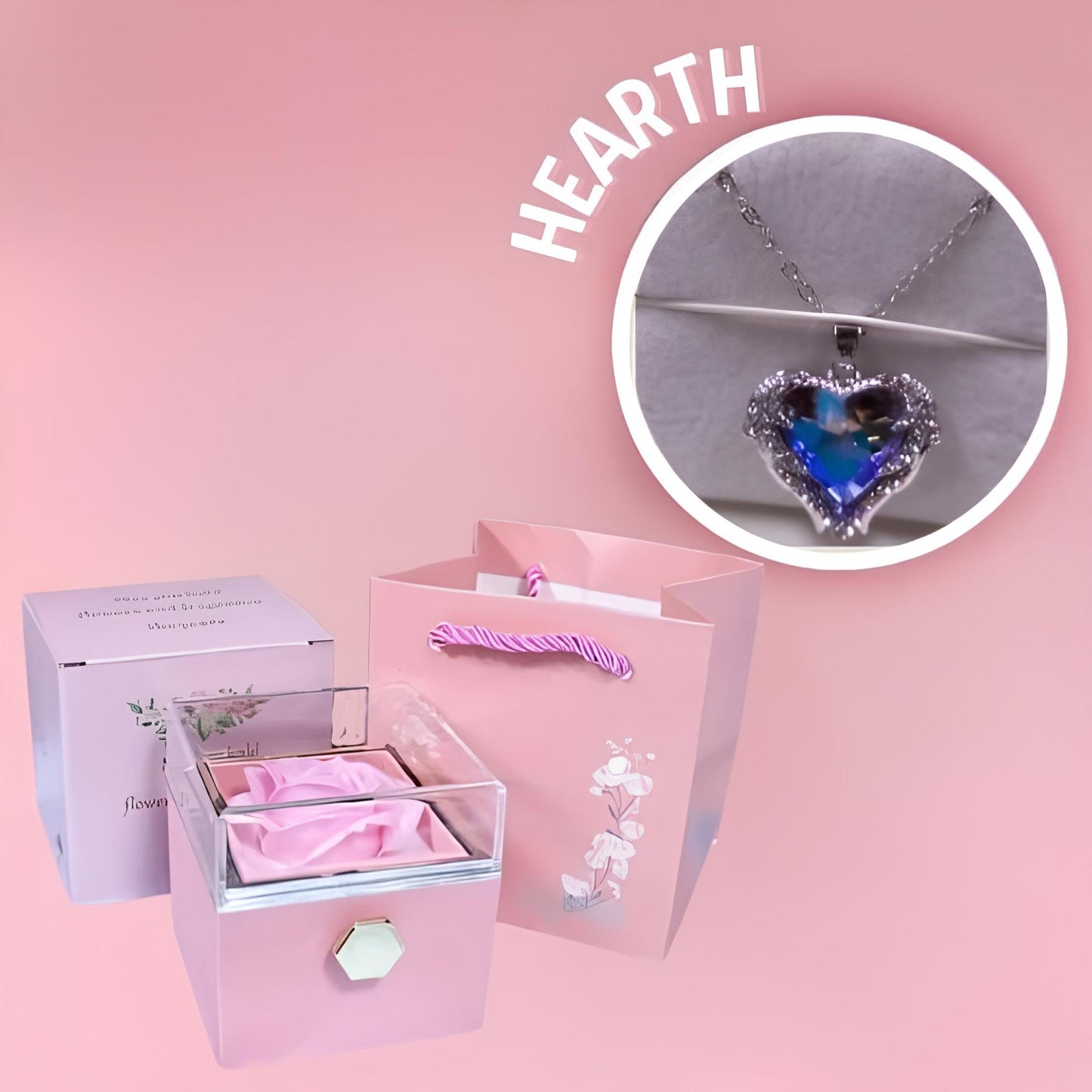 Mia Kolye™ SONSUZ GÜL KUTUSU