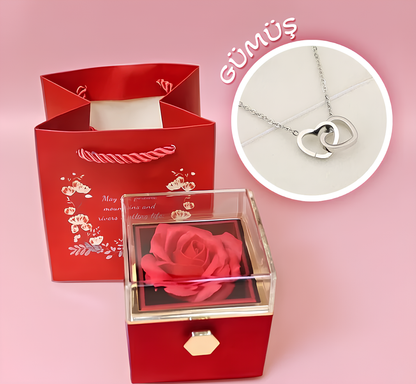 Mia Kolye™ SONSUZ GÜL KUTUSU