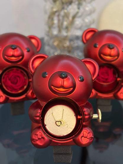 SEVİMLİ AYICIK GÜL KUTUSU