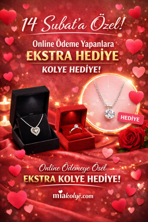 14 Şubat Sevgililer Gününe Özel Hediye Kolye