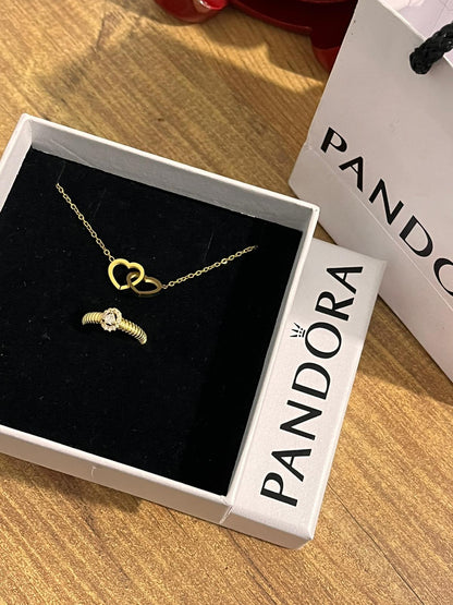 Pandora Kutusu ve Çantasında kolye+yüzük