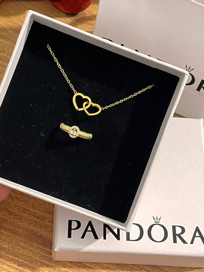 Pandora Kutusu ve Çantasında kolye+yüzük