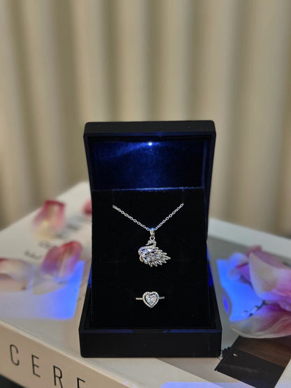 14 AYAR GÜMÜŞ KAPLAMA KUĞU KOLYE